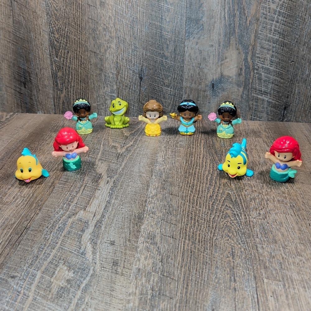 Fisher Price Little People Disney Princess & Companions Lot of 9